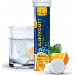 Protego Elektrolity Orange Witamina C Nawodnienie 20 Tabletek Musujących