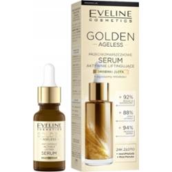 Eveline Golden Ageless Przeciwzmarszczkowe Serum Do Twarzy z Złotem 18ml