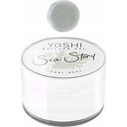 Yoshi Żel Budujący UV LED Sea Story Pearl Peef z Drobinkami Srebrny 15ml