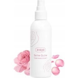 Ziaja Satin Glow Lekki Nawilżający Tonik Do Twarzy Płatki Róży CICA 200ml