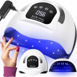 eVanda Lampa Do Paznokci Mocna Manicure Hybryd Żeli EV16 MAX Timer UV LED 320W