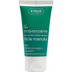 Ziaja Liście Manuka Mikrozłuszczający Krem Do Twarzy Na Noc Trądzik 50ml
