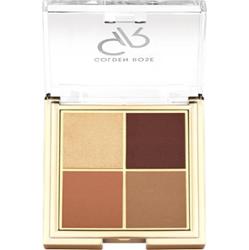 Golden Rose Poczwórna Paleta Cieni Do Powiek Mix Wykończeń 06 Sunset Date