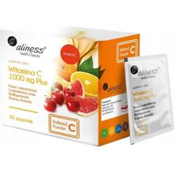 Aliness Witamina C 1000 mg Plus Bioflawonoidy Rutyna Acerola 30 Saszetek