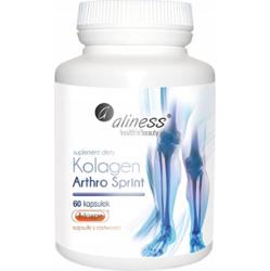 Aliness Kolagen Rybi Arthro Sprint Suplement Diety Stawy Kości 60 Kapsułek