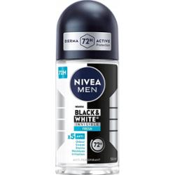 Nivea Men Black White Invisible Fresh Męski Antyperspirant w Kulce 72H 50ml