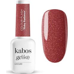 Lakier hybrydowy Gelike Flash Ruby Radiance z brokatem 8 ml