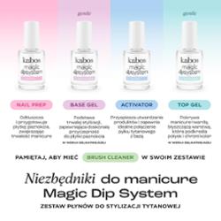 Top Gentle do manicure tytanowego Kabos MDS Top Gel Gentle 14 ml