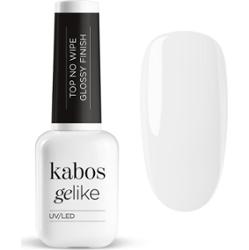 Top Hybrydowy Kabos Gelike Top Coat No Wipe Glossy Finish 10 ml