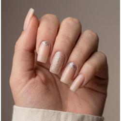 Top Hybrydowy z drobinkami Kabos Gelike Top Coat No Wipe Stardust 10 ml