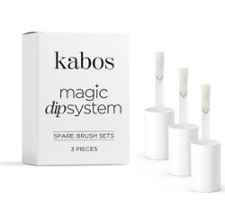 Zapasowe pędzelki do Top i Base Gel Kabos MDS - 3 sztuki