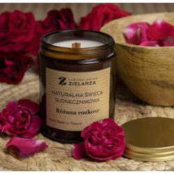 Różana rozkosz - świeca naturalna