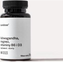 Ashwagandha, Magnez, Witaminy B6 i D3