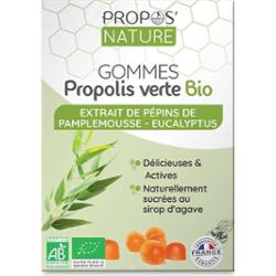 Propos'Nature Organiczna guma propolisowa z nasionami grejpfruta i eukaliptusa 45g
