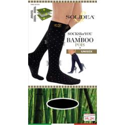 Solidea Skarpetki For You Bamboo Pois Podkolanówki 18 24 mmHg 4XL Czarne