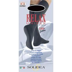 Solidea Nieprzezroczyste podkolanówki Relax 140 Den Ccl1 18 23mmHg 4XL Lina