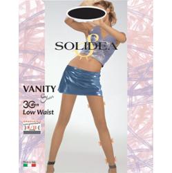 Solidea Vanity 30Prześwitujące rajstopy z niskim stanem 30Den 8 11mmHg 2M Camel