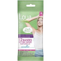 Loua 12 pasków do depilacji woskiem pachy