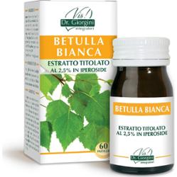 Dr Giorgini Ekstrakt z brzozy białej miareczkowany 60 tabletek 500 mg - 30 gr