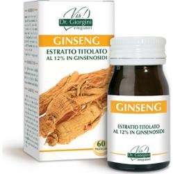 Dr Giorgini ekstrakt z żeń-szenia miareczkowany 60 tabletek 500 mg - 30 gr