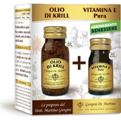 Dr Giorgini Pudełko na olej z kryla 50,4 g + czysta witamina E 30 g