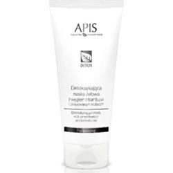Maska żelowa detoksykująca Apis Z węglem bambusowym i jonizowanym srebrem 200 ml