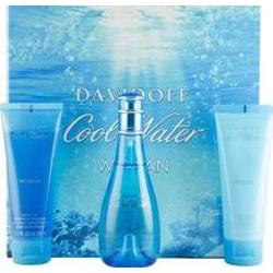 Davidoff Cool Water Woman Great Set woda toaletowa 100 ml balsam do ciała 75 ml Cool Water i Cool Water