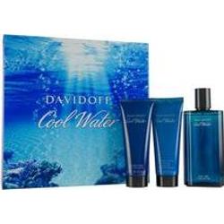 Davidoff Zestaw upominkowy Cool Water Man United woda toaletowa 125 ml balsam po goleniu 75 ml Cool Water i Cool Water żel pod prysznic