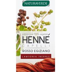Natura Verde Henna Farbująca Do Włosów 100% Roślinna Egipska Czerwień (100 G)