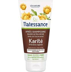 Natessance balsam ultra bogata w masło shea i keratynę roślinną do włosów bardzo suchych, puszących się lub kręconych, 150 ml