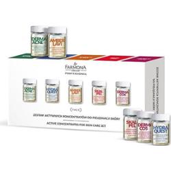 Farmona Zestaw Aktywnych Koncentratów do Pielęgnacji Skóry (Derma Trądzik + * 2, Hydra Quest * 2, Amber Lavi * 2, Skalpel * 2, Dermacos * 2) 10X5 ml