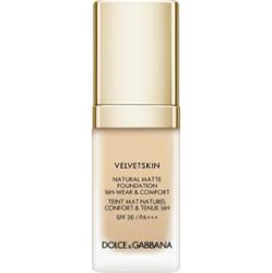 Dolce & gabbana Naturalny podkład matowy Velvetskin 16H-Wear & Comfort Spf 30 / Pa+++ 215 - WANILIA (30 ML)