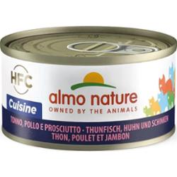Almo nature HFC Natural Tuńczyk, Kurczak i Szynka - 70GR