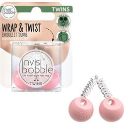 Invisibobble Twins Hang Pack (Prima Ballerina) - Opaska na głowę z kuleczkami