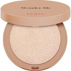 Pupa Wonder Me Glow – kompaktowy rozświetlacz do twarzy Zero Puder Effect 101 - Różowe Złoto (7,5 g)