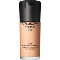 Mac Studio Fix Fluido Spf 15 - Podkład delikatnie matowy, efekt drugiej skóry, krycie Naturale Do 24 godzin NC55 (30 ml)