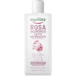 Equilibra Rosa Hyaluronica Zmiękczające mleczko do mycia twarzy 200 ml