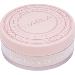 Nabla Close-Up Prasowany i Przezroczysty Puder Utrwalający i do Pieczenia (30 G)