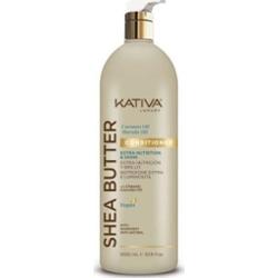 Odżywka z masłem shea Kativa, olej kokosowy i marula, 1000 ml