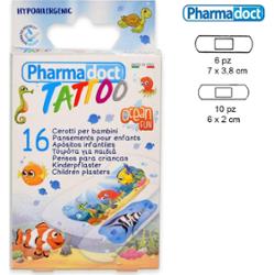 Pharmadoct efekt tatuażu 16 plastrów dla dzieci Ocean Fun