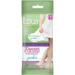 Loua 20 pasków z woskiem do ciała