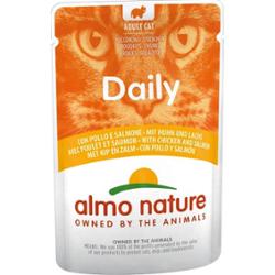 Almo nature Menu dnia z kurczakiem i łososiem - 70GR