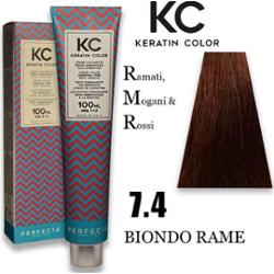 Kc keratin cream color 100 ml 7.4