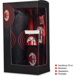 Zestaw upominkowy Milan do pielęgnacji jamy ustnej szczoteczka do zębów + pasta do zębów + szkło
