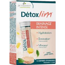 3 Chênes DetoxLim Intense Drainage o smaku cytrynowym/czarnym bez 15 tabletek musujących