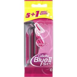 Gillette Niebieski II Plus 5 + 1 szt