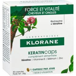Klorane Keratincaps Siła i witalność 30 kapsułek