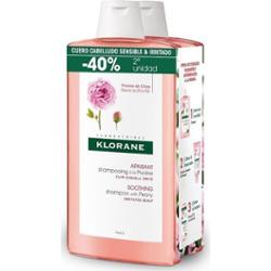 Klorane Duplo Szampon Peony 2x400 ml