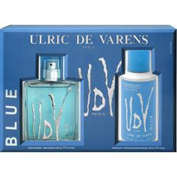 Ulric De Varens Woda toaletowa w sprayu Blue 100ml, zestaw 2 sztuki