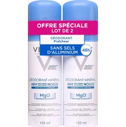 Vichy Dezodorant do skóry wrażliwej 48h Mineralny 2x125ml
